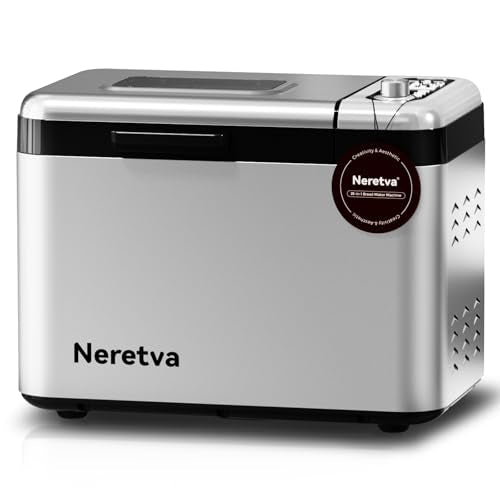3.3LB &15-in-1 Bread Maker Dual Heaters with Auto Nut Dispenser