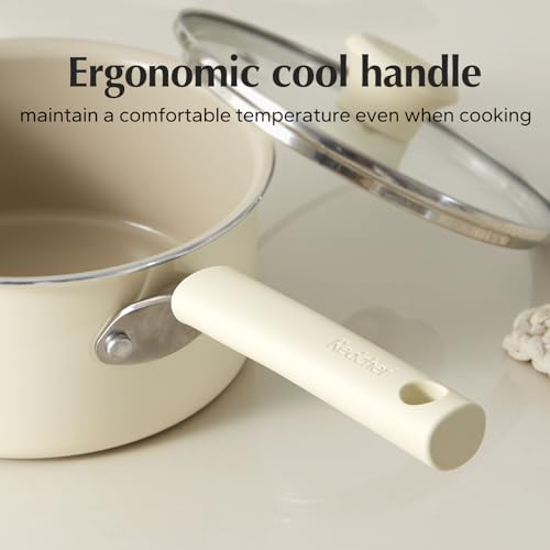 Ceramic Nonstick Saucepan with Lid