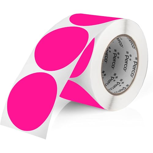 Neon Pink Round Circle Dot Sticker 3