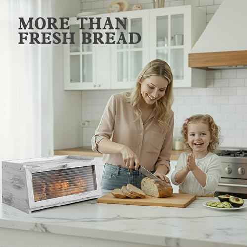 Bread Box for Kitchen Countertop