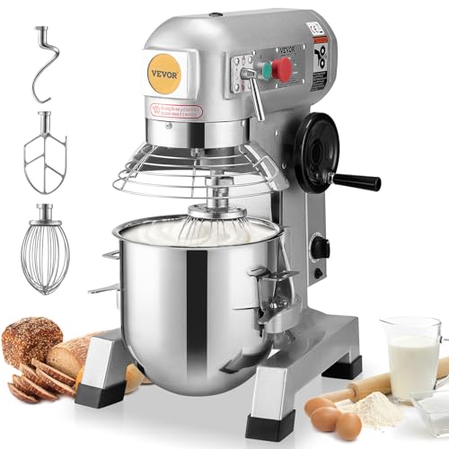 15Qt Commercial Food Mixer Timing Function 500W Commercial Mixer