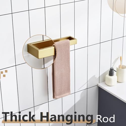 Towel Ring Brushed Gold Hand Towel Holder 9 Inch Kitchen Towel Hanger Rack Stainless Steel Bathroom Hardware Wall Mounted
