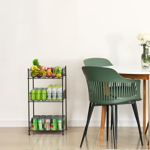 Water Bottle Organizer 3 Tier Water Bottle Holder Storage Rack Metal Drink Beverage Soda Can Organizer Shelf Stand for Floor Pantry Kitchen Classroom Food Storage