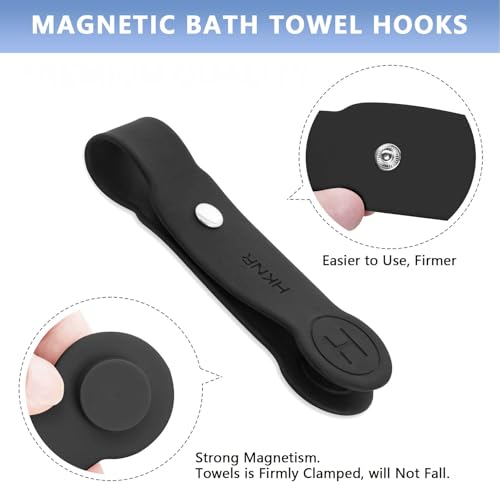 2 Pcs Strong Magnetic Towel Clips for Kitchen