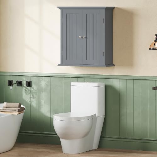 Bathroom Wall Cabinet with 2 Doors