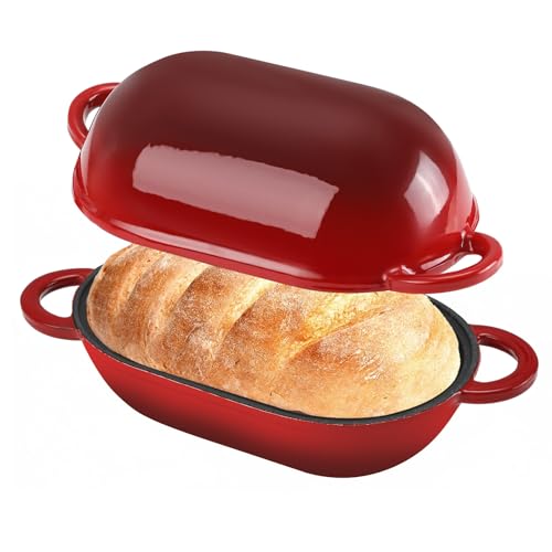 2.5 QT Enameled Cast Iron Sourdough Bread Oven