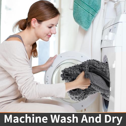 Toilet Rug U Shaped Washable 24x20 Inch
