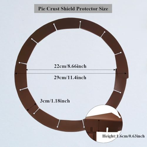 Adjustable Pie Crust Shields Baking Protectors