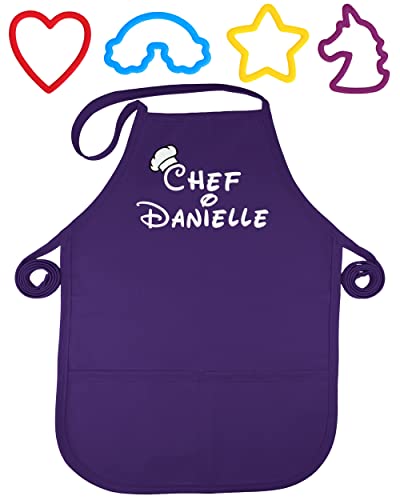 Personalized Kids Apron and Cookie Cutter Bundle