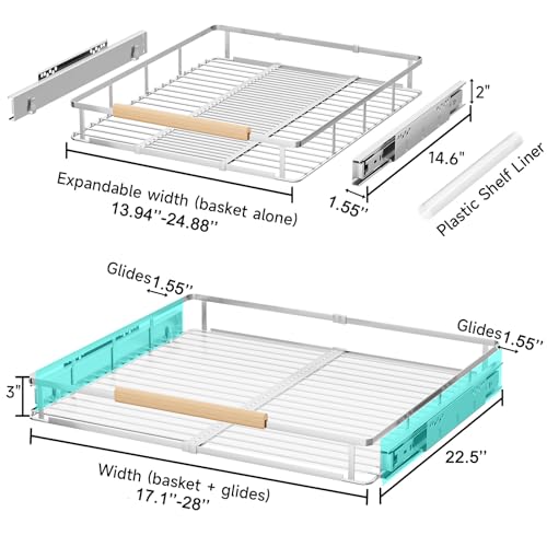Expandable Pull Out Cabinet Organizer