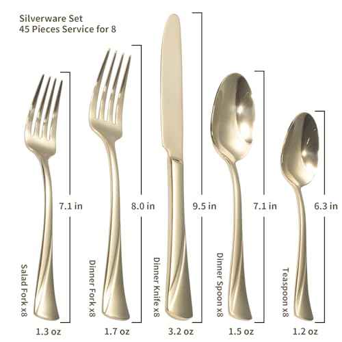Alice Champagne Gold Mirror 45 (8.15 Count)