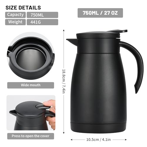 27oz Insulated Coffee Carafe with Handle