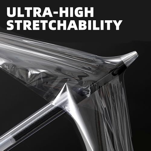 Clear Stretch Wrap Film 5" x 1000ft Roll with Handle