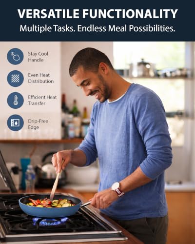 12pc Forged Lightweight Cookware Set (12 Count)