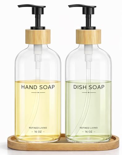 Hand and Dish Soap Dispenser Set (2 Count)