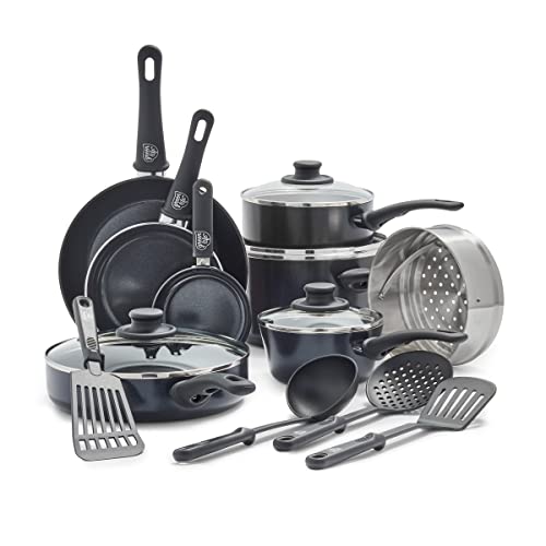 16 Piece Ceramic Nonstick Pots & Pans Cookware Set