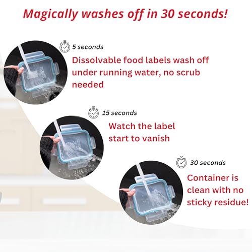 2x1 Dissolvable Food Labels