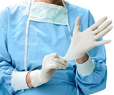 Exam Grade Powder & Latex Free Stretch Vinyl Gloves (100 Count)