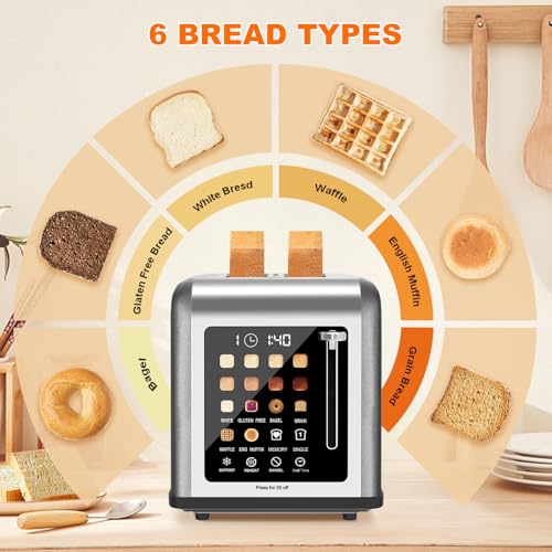 2 Slice Toaster Touch Screen