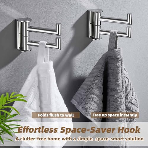 Swivel Wall Hooks with 2 Arm (2 Count)