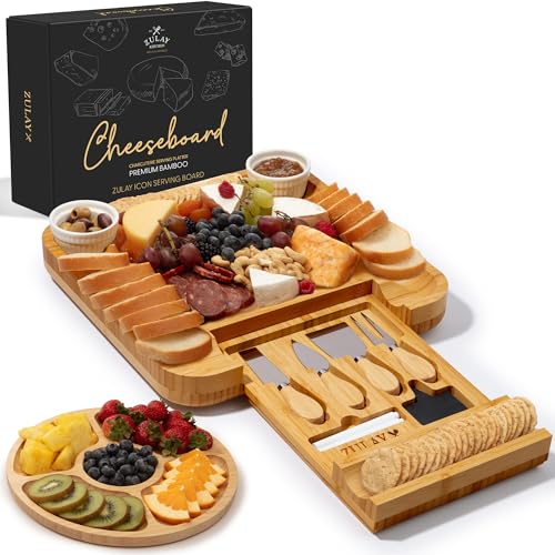 Premium Bamboo Charcuterie Board