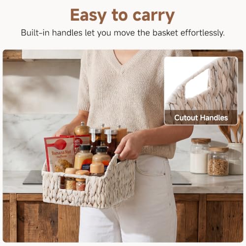 Pantry Baskets for Organizing (2 Count)