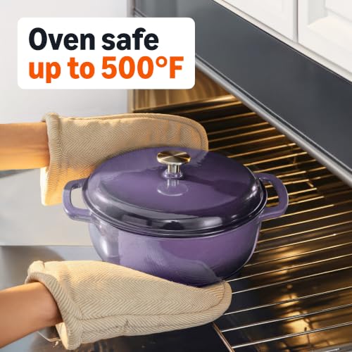 Enameled Cast Iron Dutch Oven Pot with Lid