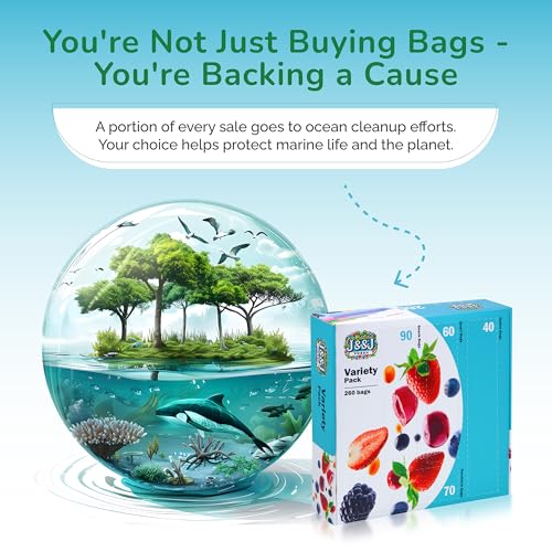 Reusable Food Storage Bags (260 Count)