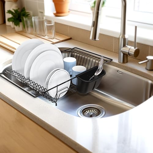 Large Stainless Over Sink Counter Dish Drainer Rack