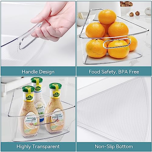 Lazy Susan Cabinet Organizer Bins 6 Pack (6 Count)