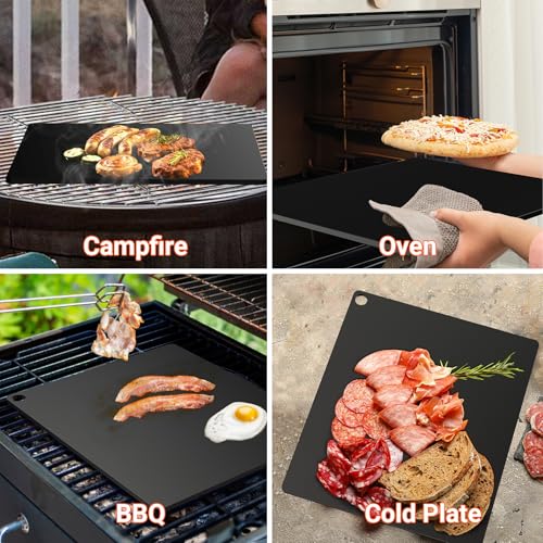 16"x14" Pizza Steel Baking Sheet for Oven BBQ Grill