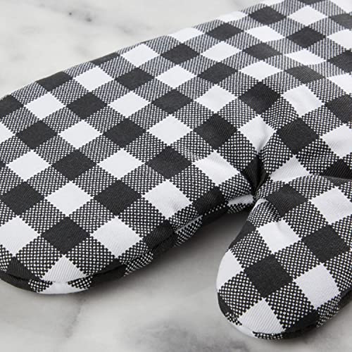 Gingham Oven Mitt 2