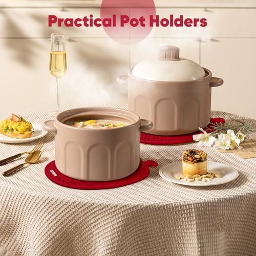 Oven Mitts and Pot Holders 4 Sets (4 Count)
