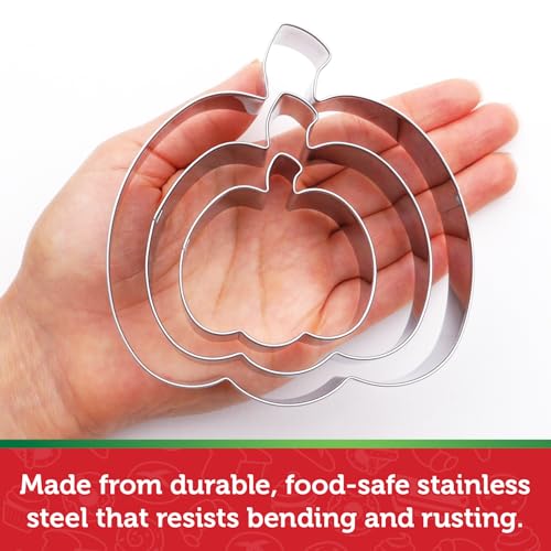 Pumpkin Cookie Cutter 3 Piece Set