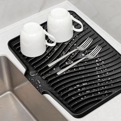 Silicone Dish Drying Mat for Kitchen Counter