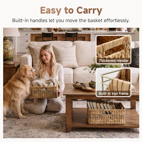 Large Wicker Baskets for Organizing