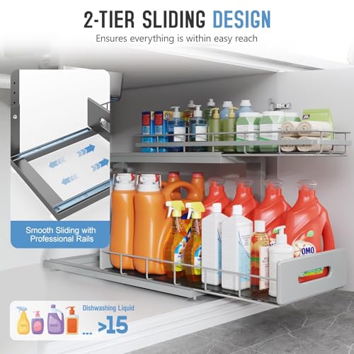 Under Sink Organizer Upgrade To Professional Rails