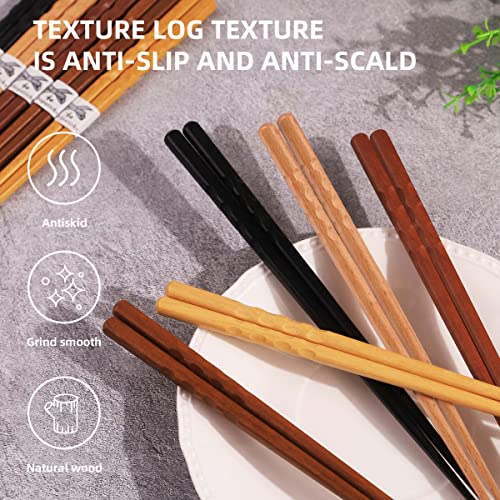 10 Pairs Set of Wooden Chopstick (10 Count)