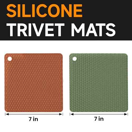 Silicone Trivets for Hot Dishes (4 Count)