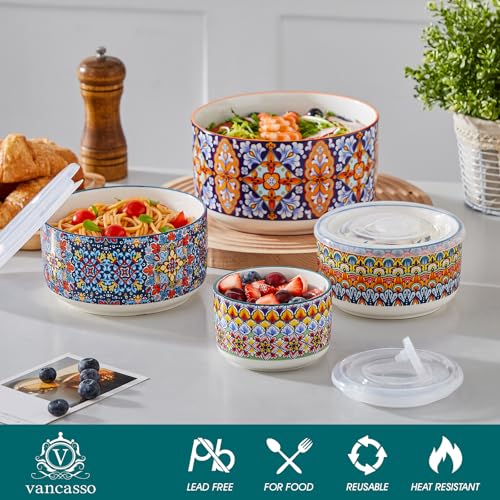 SIMI Serving Bowls with Lids (4 Count)