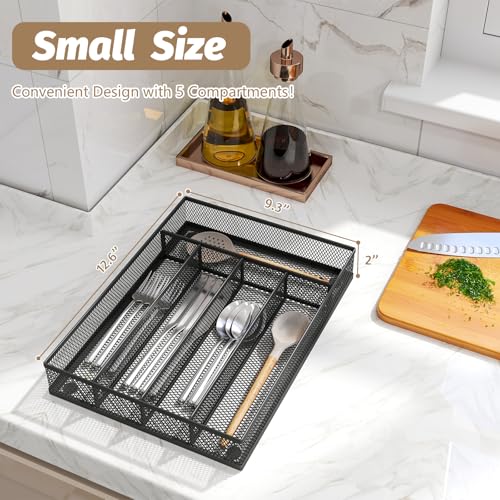 mesh silverware tray for drawer