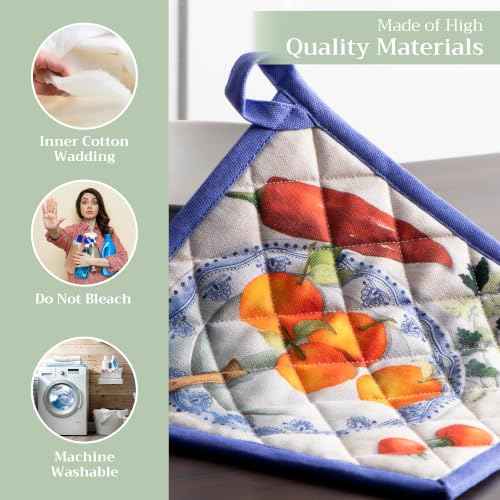 Pot Holders 100% Cotton Potholders (2 Count)