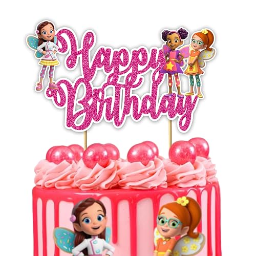 Buterbean Cafe Happy Birthday Cake Topper