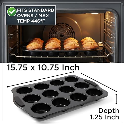 Deep Muffin Pan 12 Cup