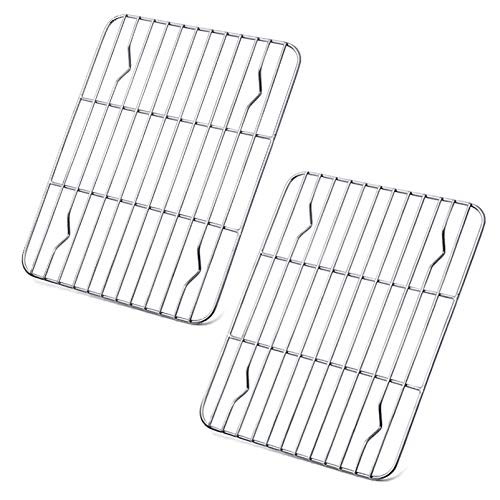 9.7" x 7.3" Cooling Baking Wire Racks Pack of 2