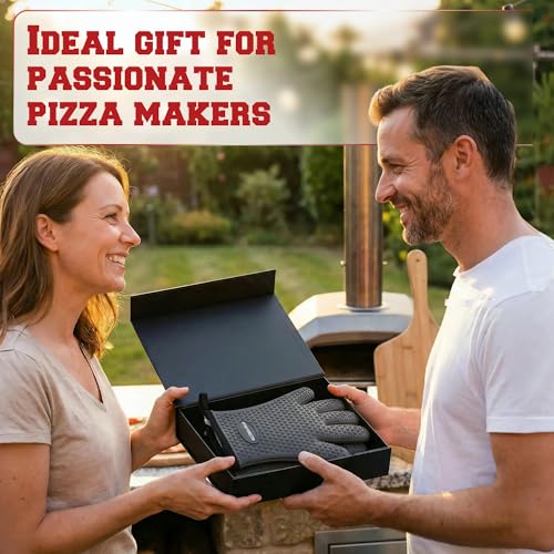 XL Silicone Pizza Oven Gloves Heat Resistant Oven Mitts