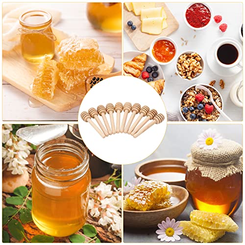 100Pcs 3 inch Honey Dipper Sticks