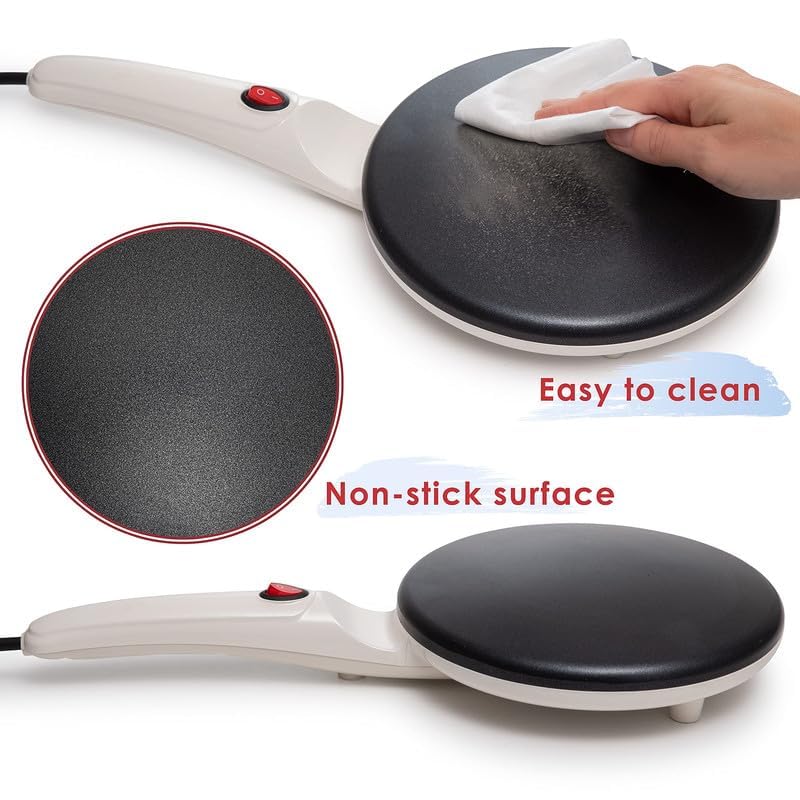 White Electric Crepe Maker