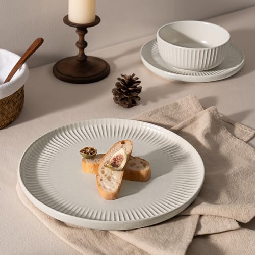 Stoneware Dinnerware Sets for 8 (24 Count)