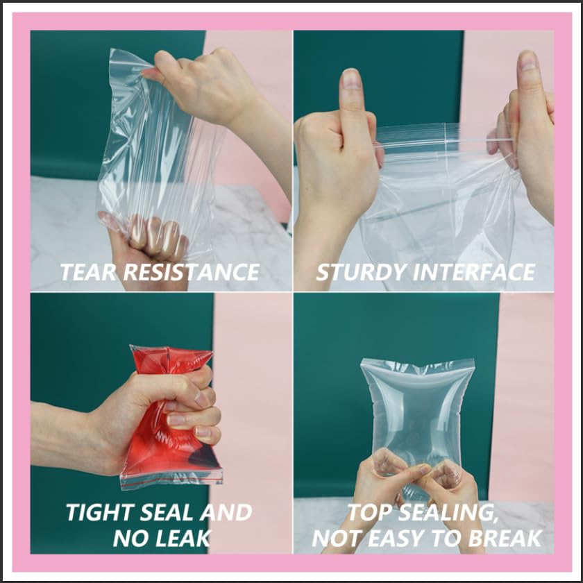 200 Pcs 3" x 5" Small Plastic Bag (200 Count)